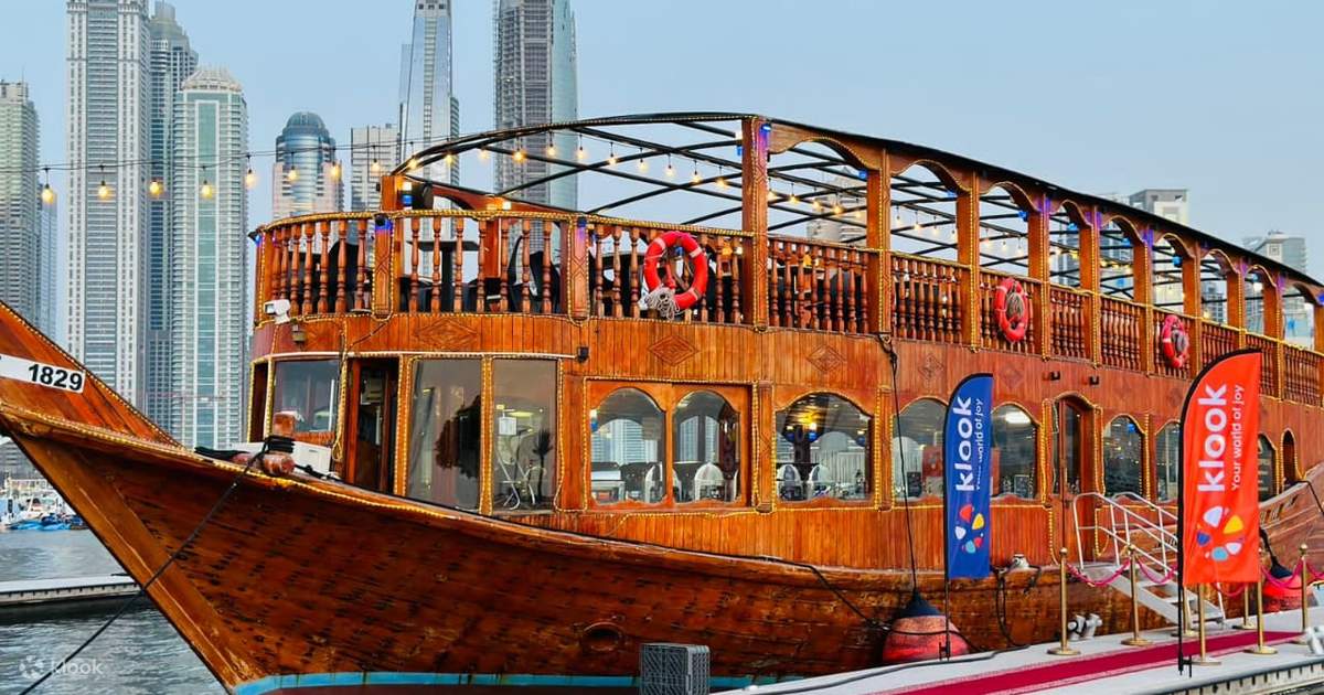 Dhow Cruise on Dubai Marina Banner Image